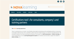 Desktop Screenshot of nova-learning.com
